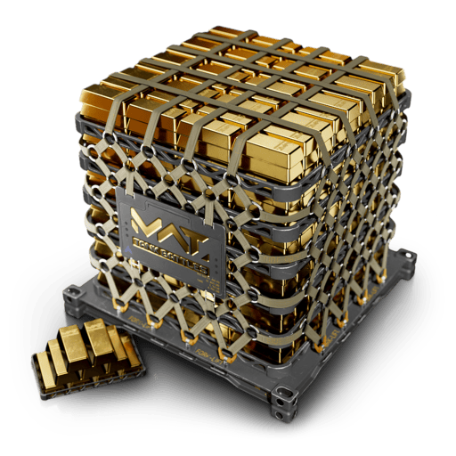 Gold container